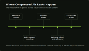 compressed air leak